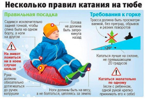 Правила безопасности при катании с горок Правила безопасности при катании с горок.
